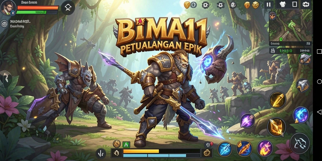 Tampilan gameplay RPG BIMA11 yang mengesankan dan mendebarkan.