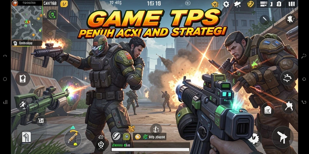 Gameplay CANVA168 menampilkan pertempuran TPS yang mendebarkan dan grafis tinggi.