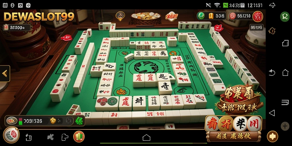 Tampilan gameplay DEWASLOT99 yang menawan saat bermain Mahjong.