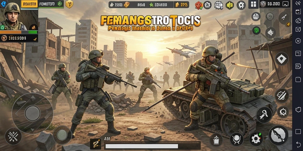 Gameplay memukau FOMOTOTO memperlihatkan aksi pertempuran seru.