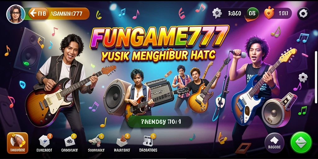 Tampilan gameplay FUNGame777 yang seru dan interaktif.