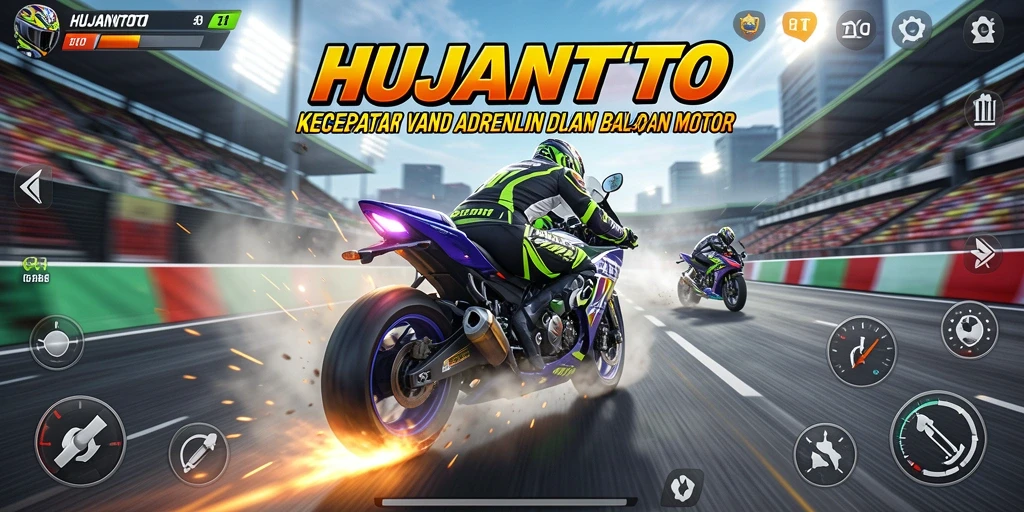 Gambaran gameplay seru dan mendebarkan di HUJANTOTO.