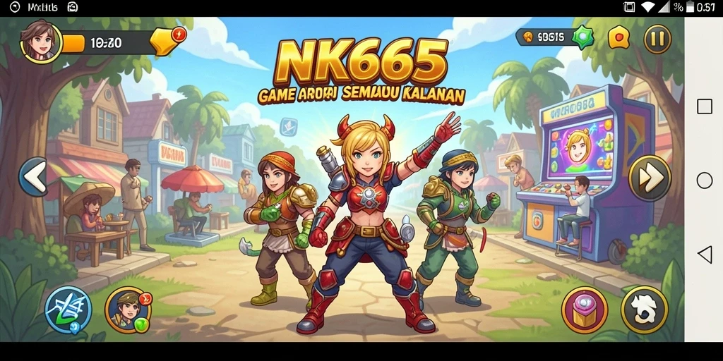 Screenshot dari gameplay NK666 yang menampilkan aksinya yang seru dan cepat.