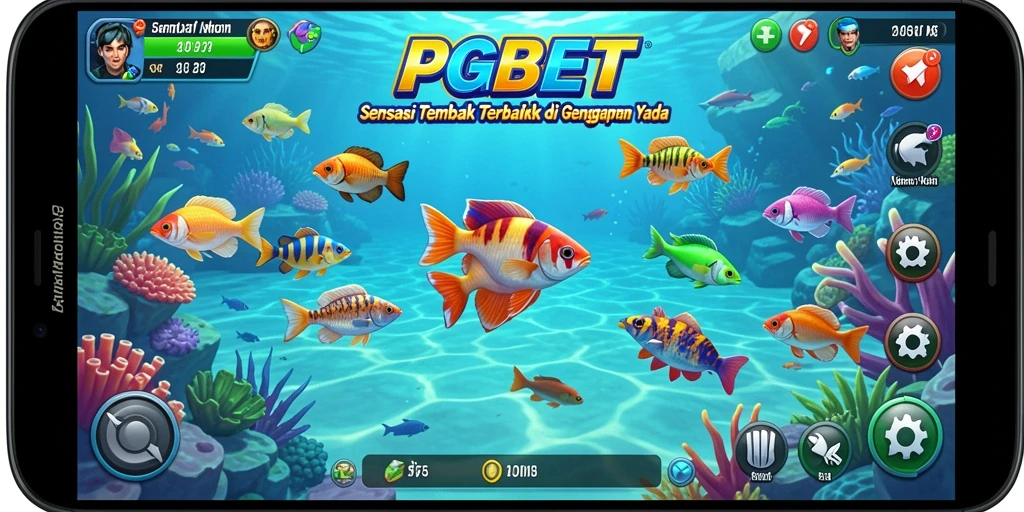 Tampilan menarik dari gameplay Tembak Ikan di PGBET.