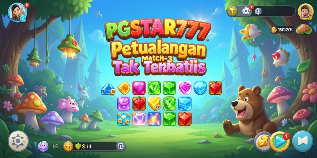 Screenshot gameplay PGSTAR777 menunjukkan aksi seru dalam menyusun objek.