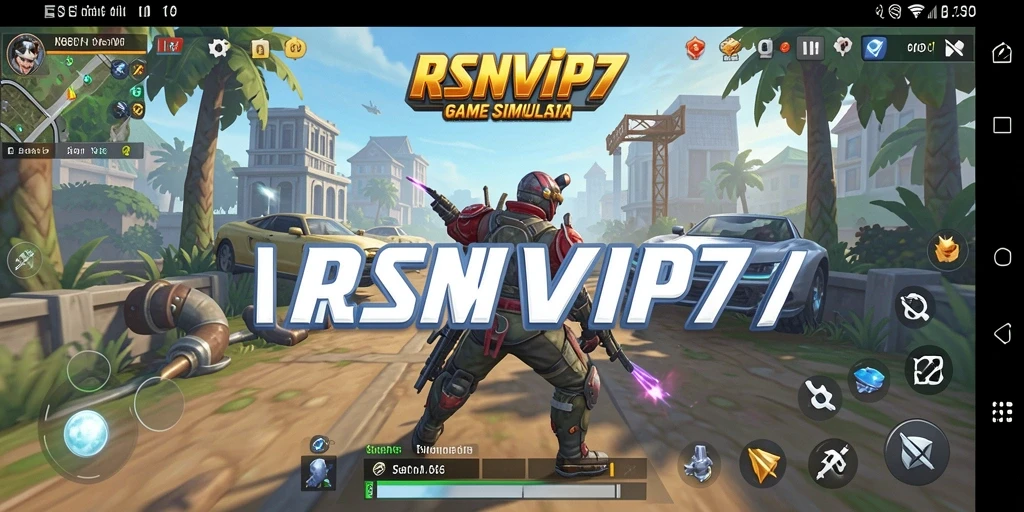 Screenshot utama RSNVIP7 menampilkan gameplay simulasi yang menarik.