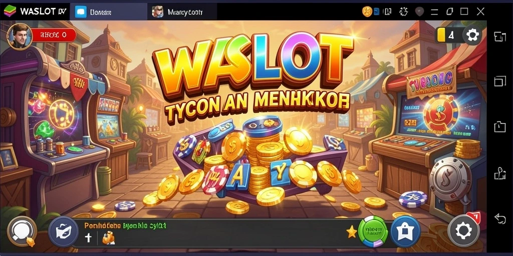 Gambaran gameplay WASLOT dengan elemen Tycoon yang seru.